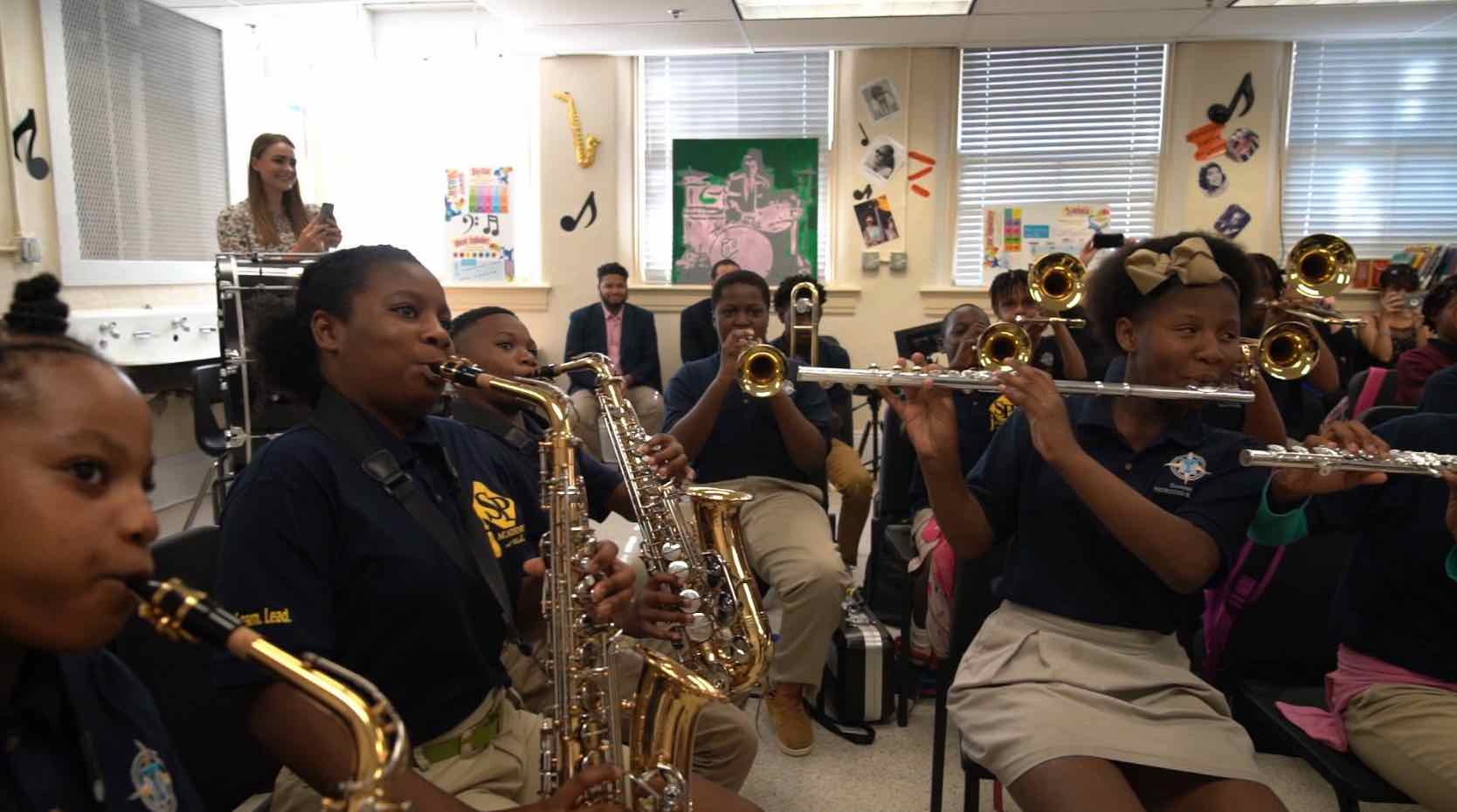 First Lady in Louisiana image 2 Music education grant celebration in New Orleans