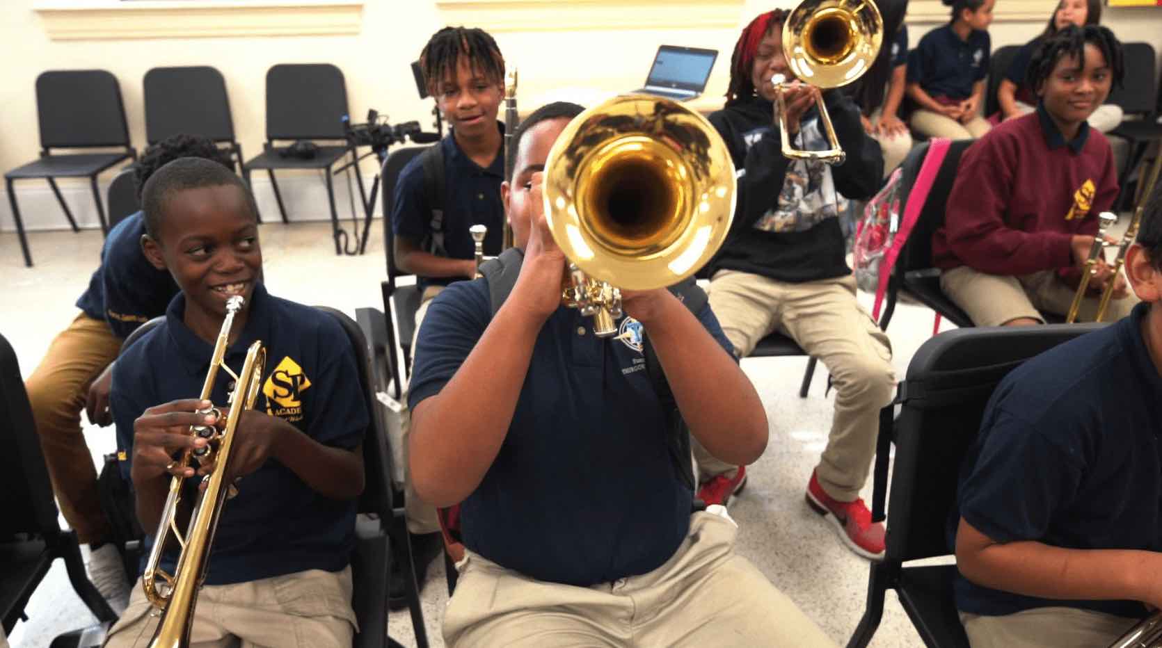 NOLAband Music education grant in New Orleans