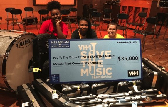 ALEX AND ANI donates Core Band Grant to Scott Middle School in Flint, MI