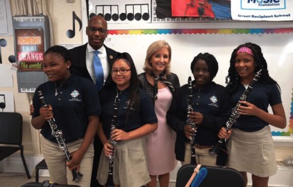 Music education grant celebration in New Orleans