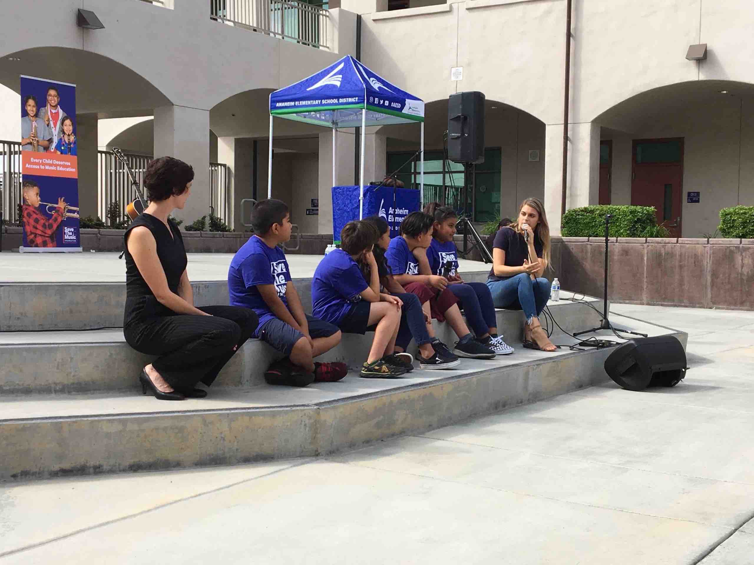 new Alana-in-Anaheim Alana Springsteen supports music education